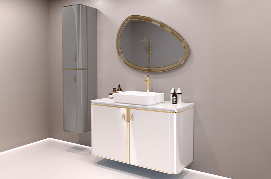 ChromeLine Vanity Cabinet